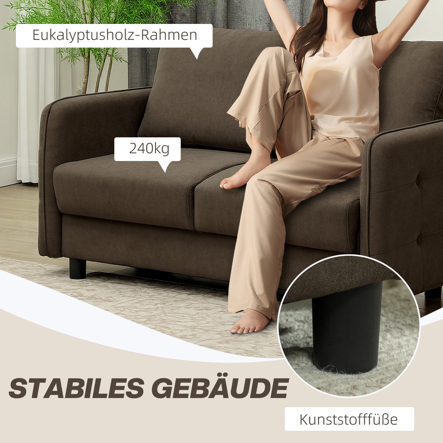 Comfortabele bank voor dagelijks gebruik