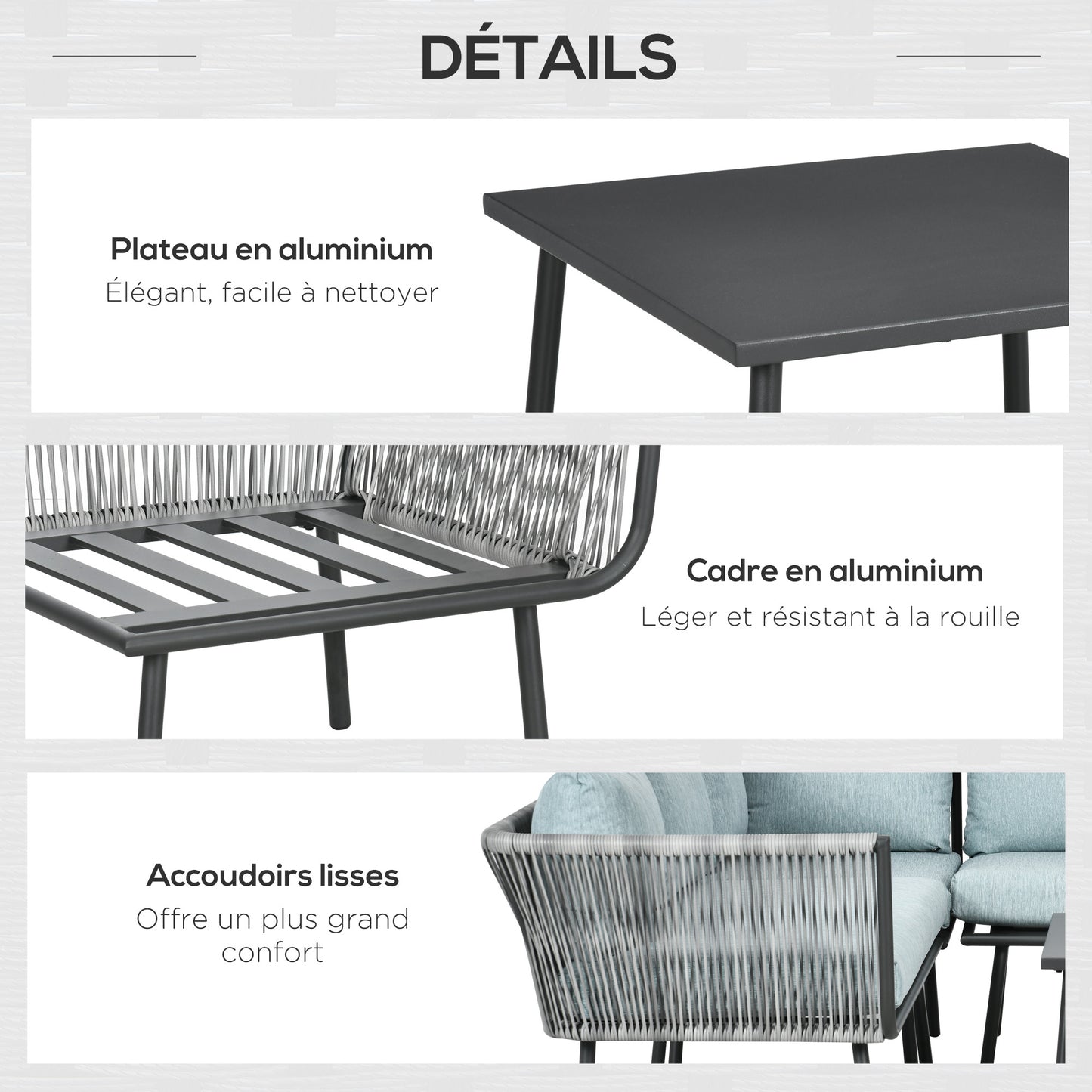 Zachte hoekbank met comfort