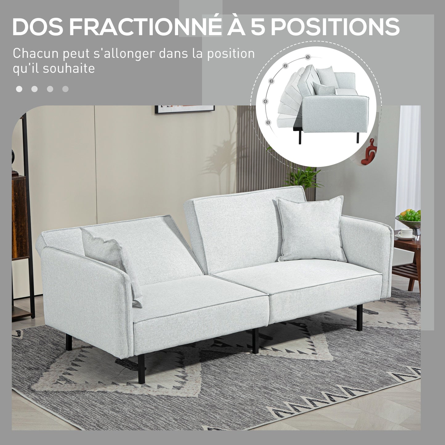 Luxe slaapbank om heerlijk te relaxen