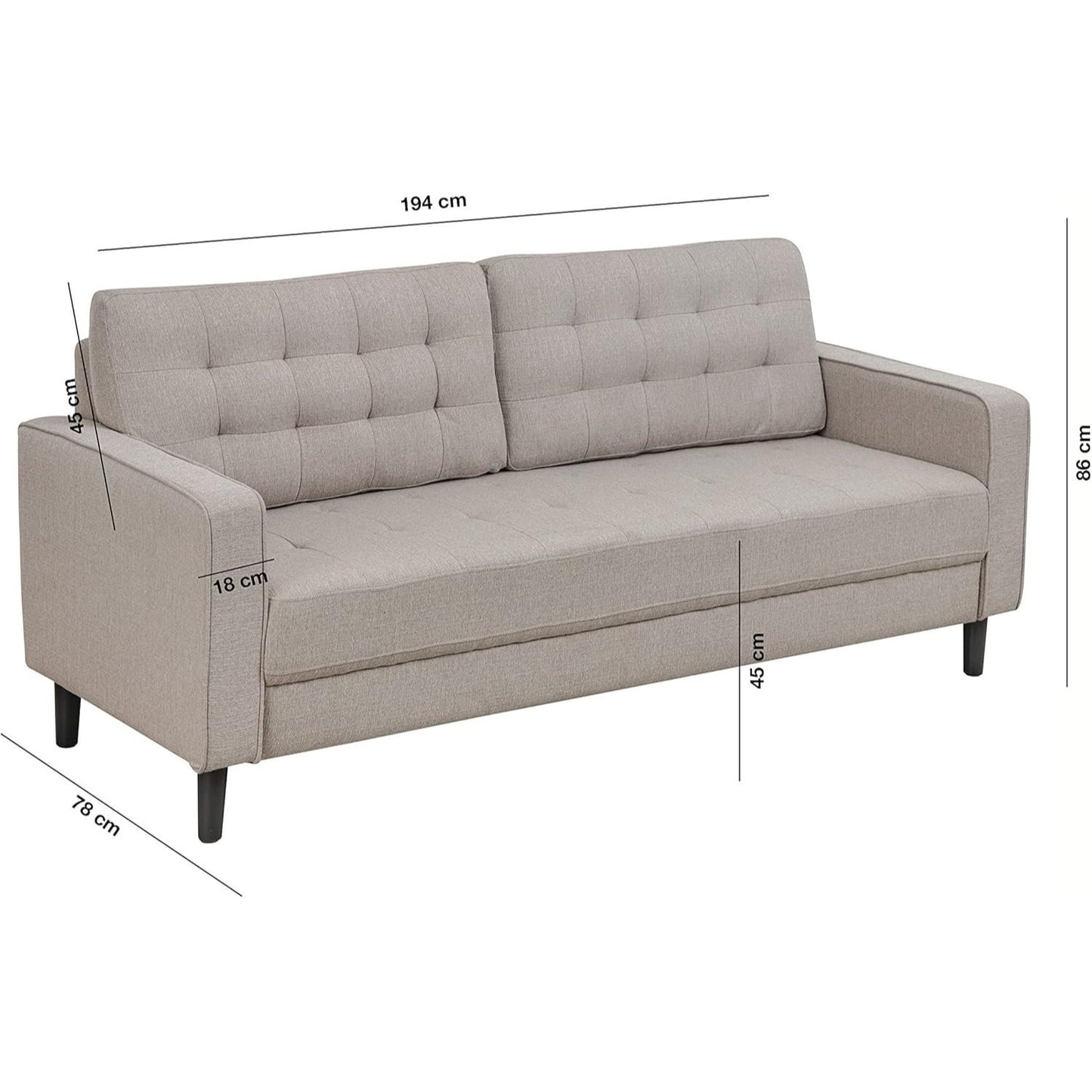 Comfortabele bank met comfort