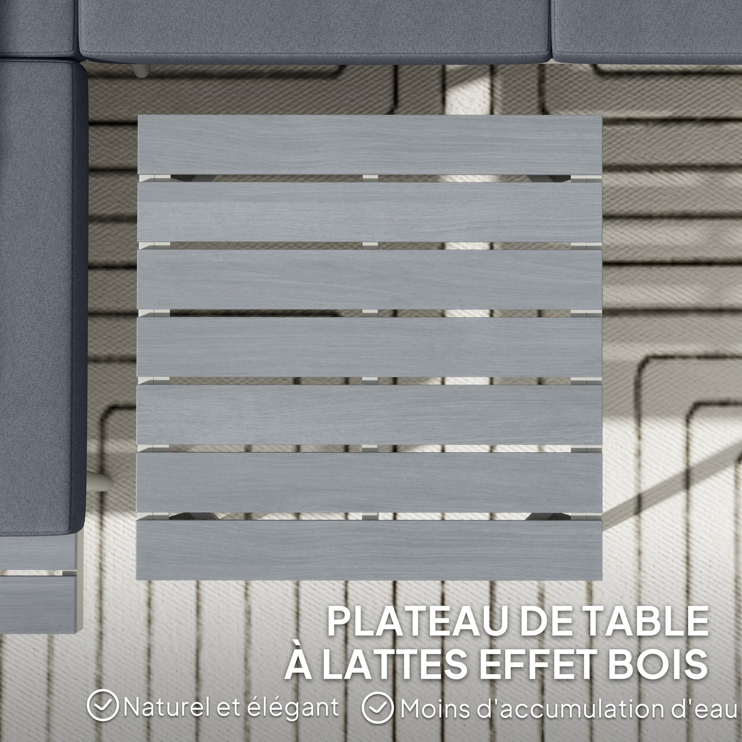 Zachte hoekbank met comfort