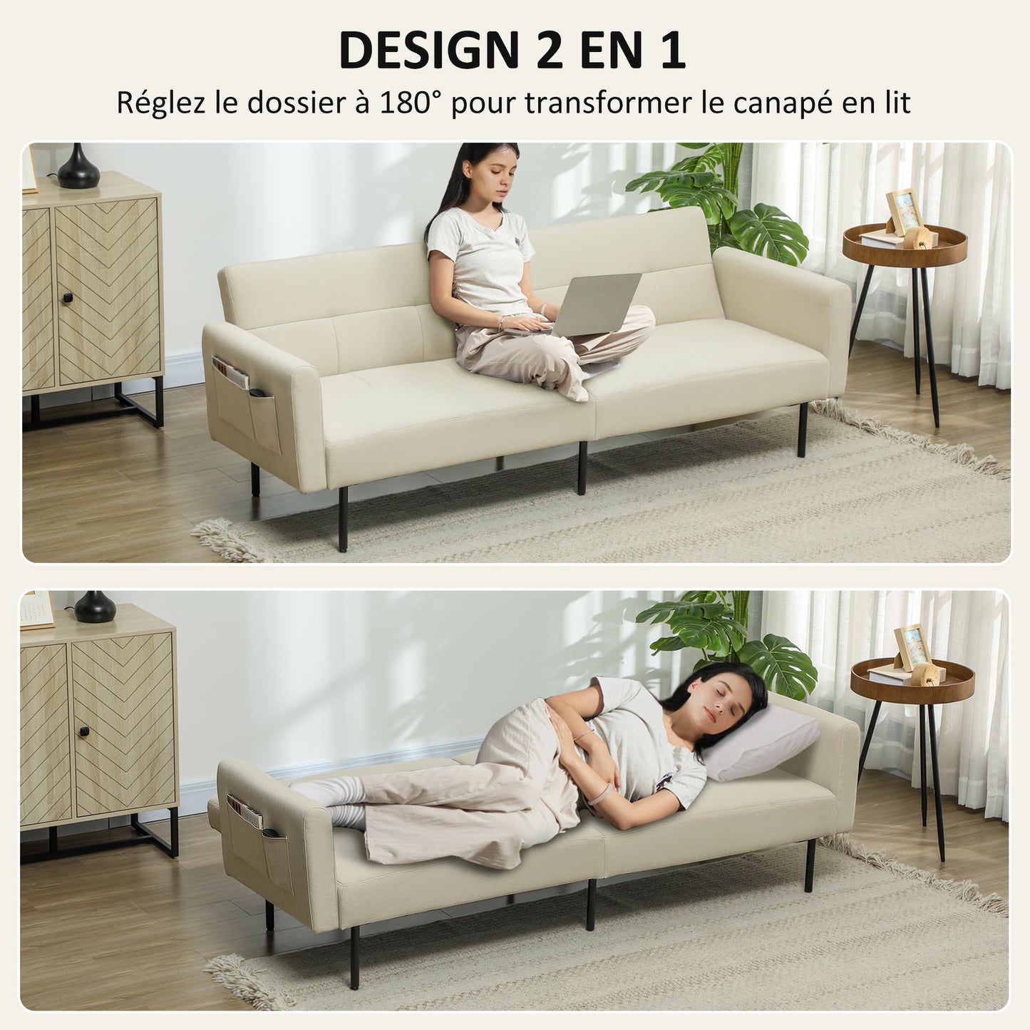 Luxe slaapbank met comfort