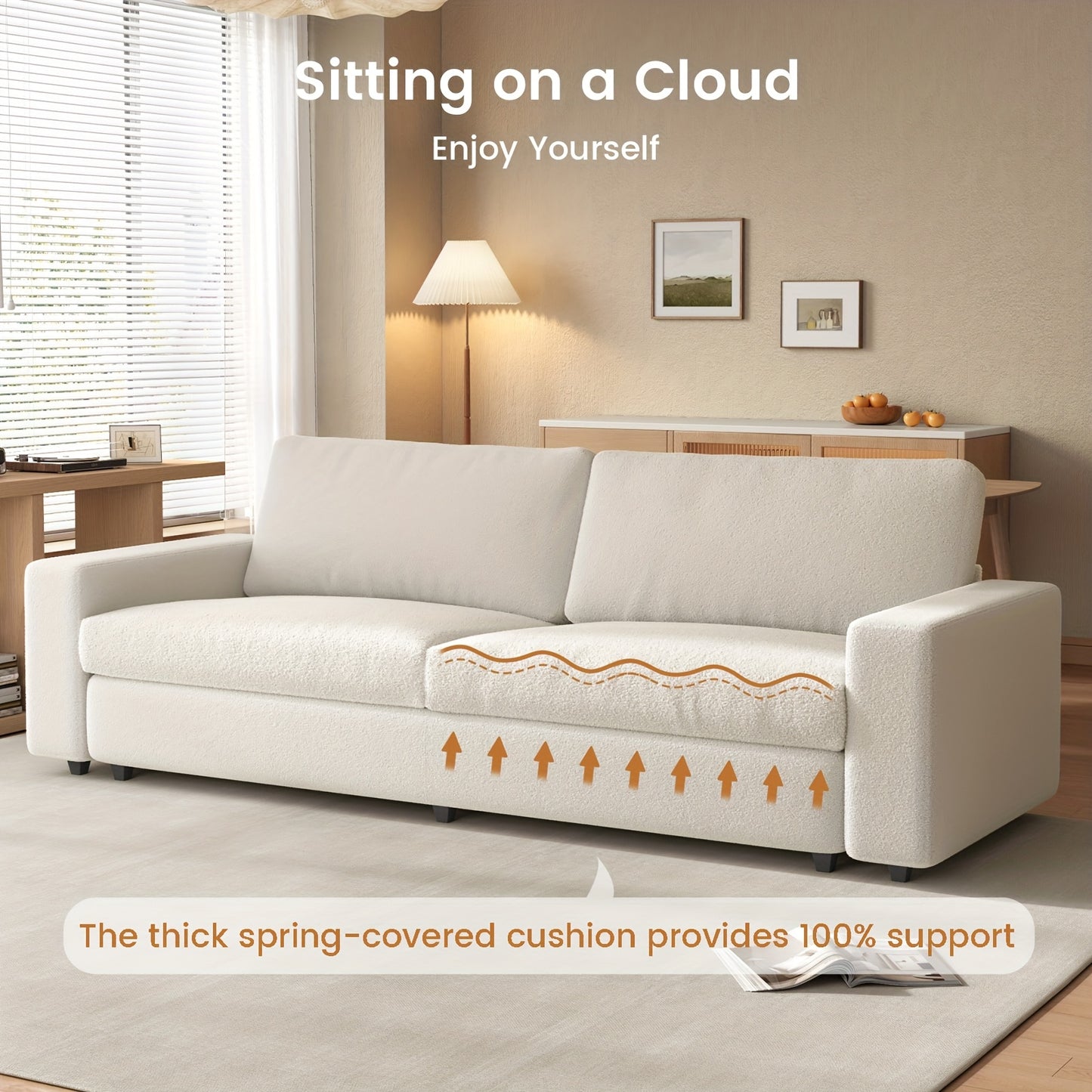 Luxe slaapbank voor dagelijks gebruik