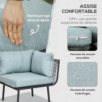 Zachte hoekbank met comfort