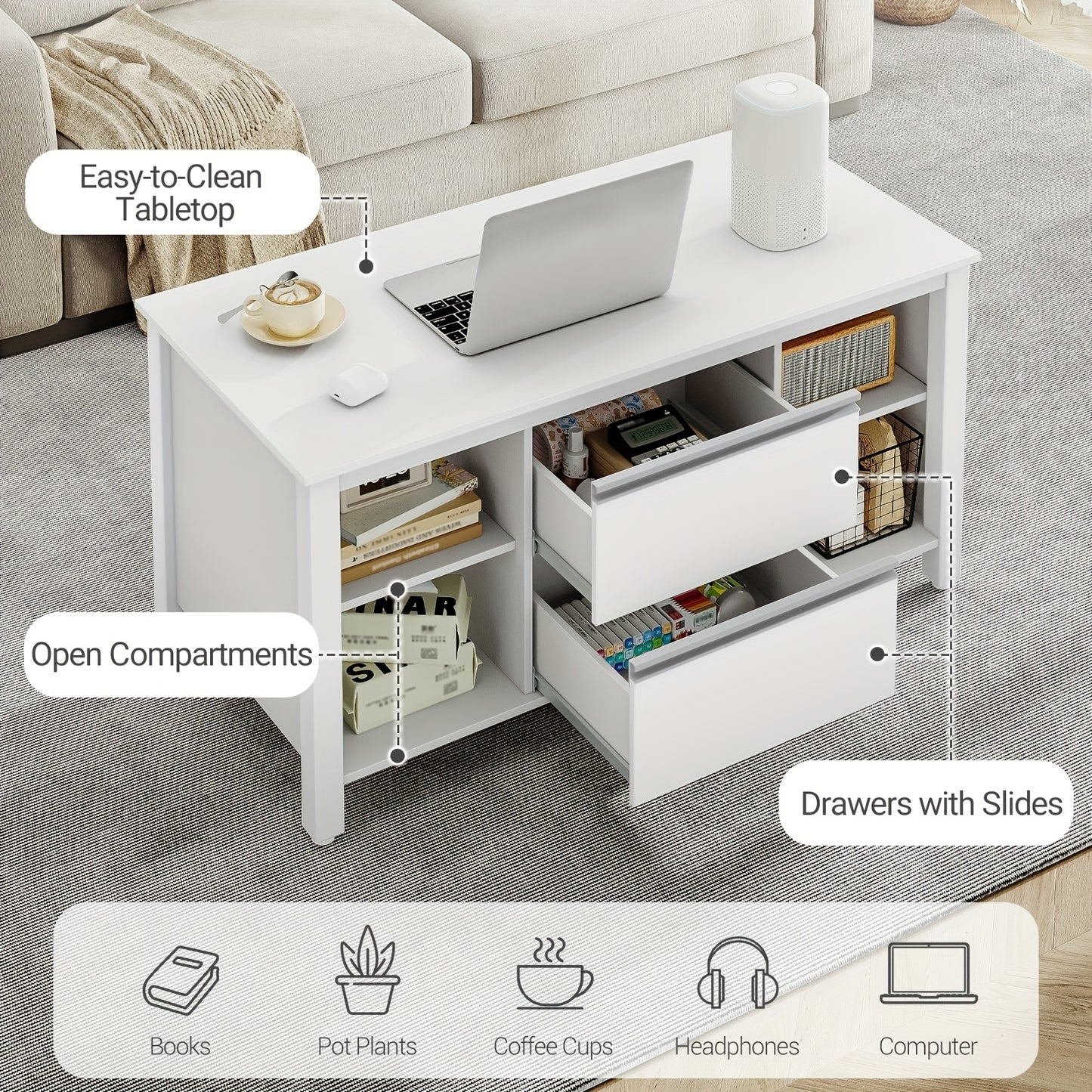 Comfortabele bank voor dagelijks gebruik