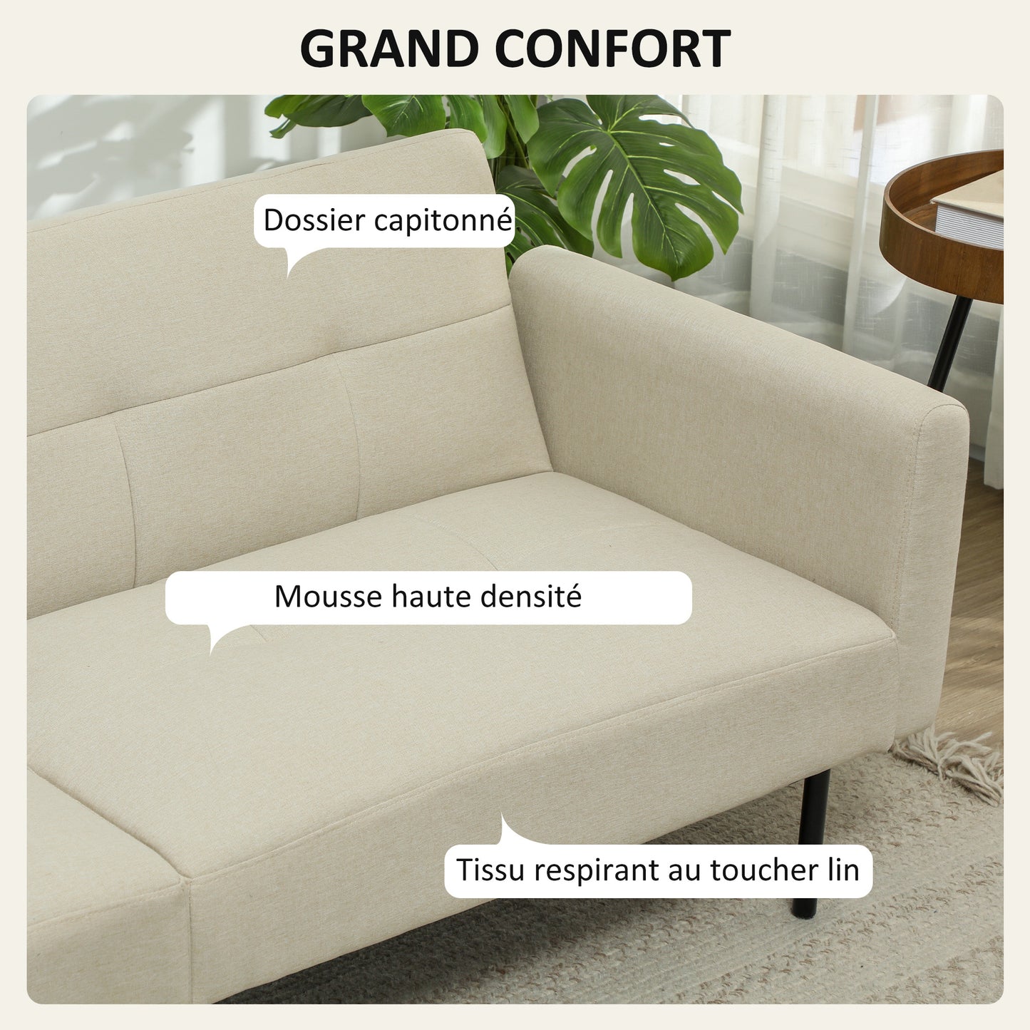 Luxe slaapbank met comfort