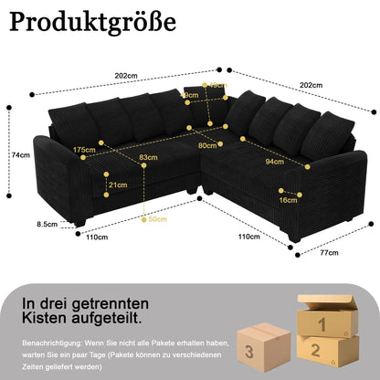 Zachte hoekbank om heerlijk te relaxen