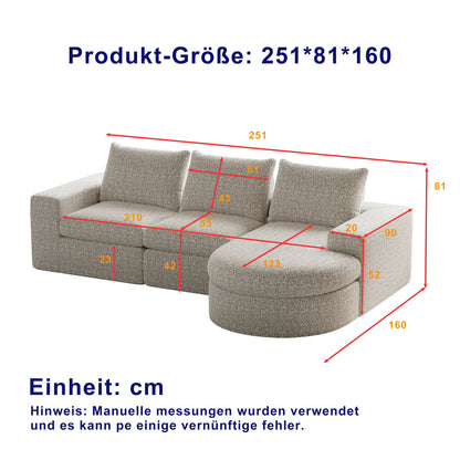 Modulaire loungebank voor elke woonkamer