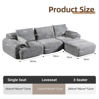 Modulaire loungebank voor elke woonkamer