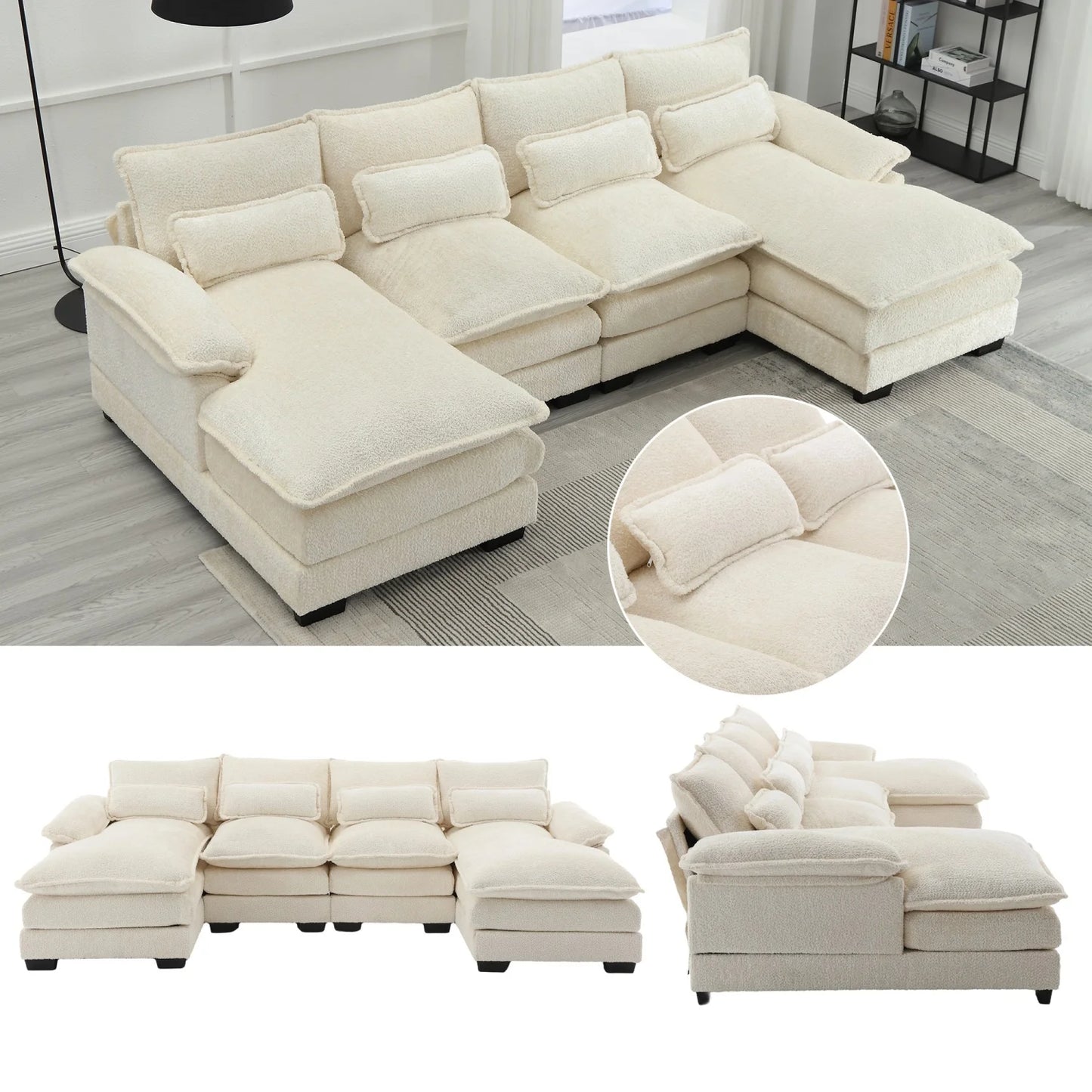 Modulaire loungebank met comfort