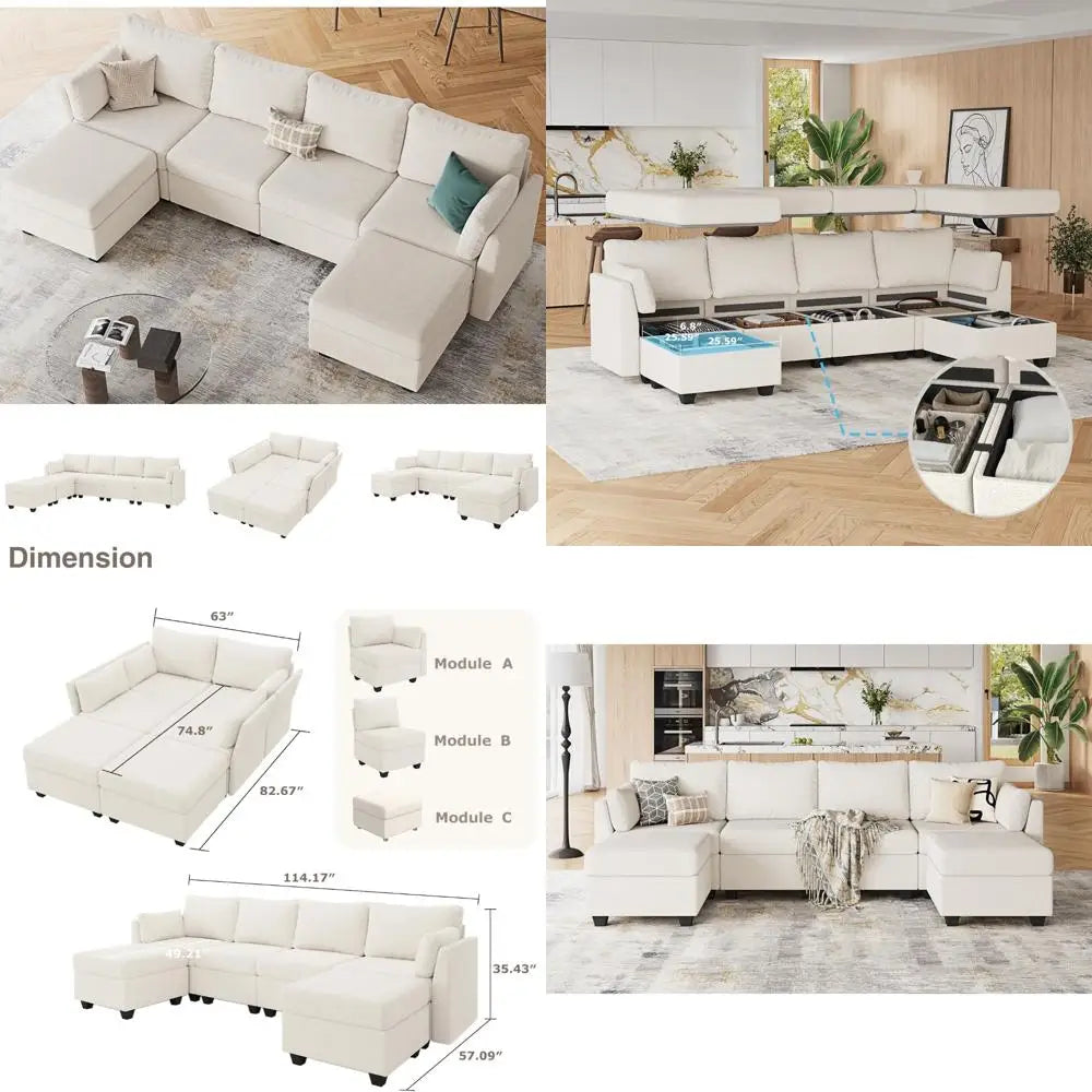 Modulaire loungebank om heerlijk te relaxen