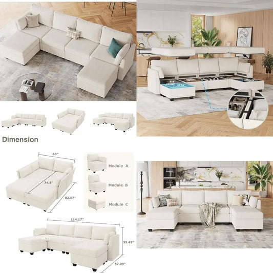 Modulaire loungebank om heerlijk te relaxen