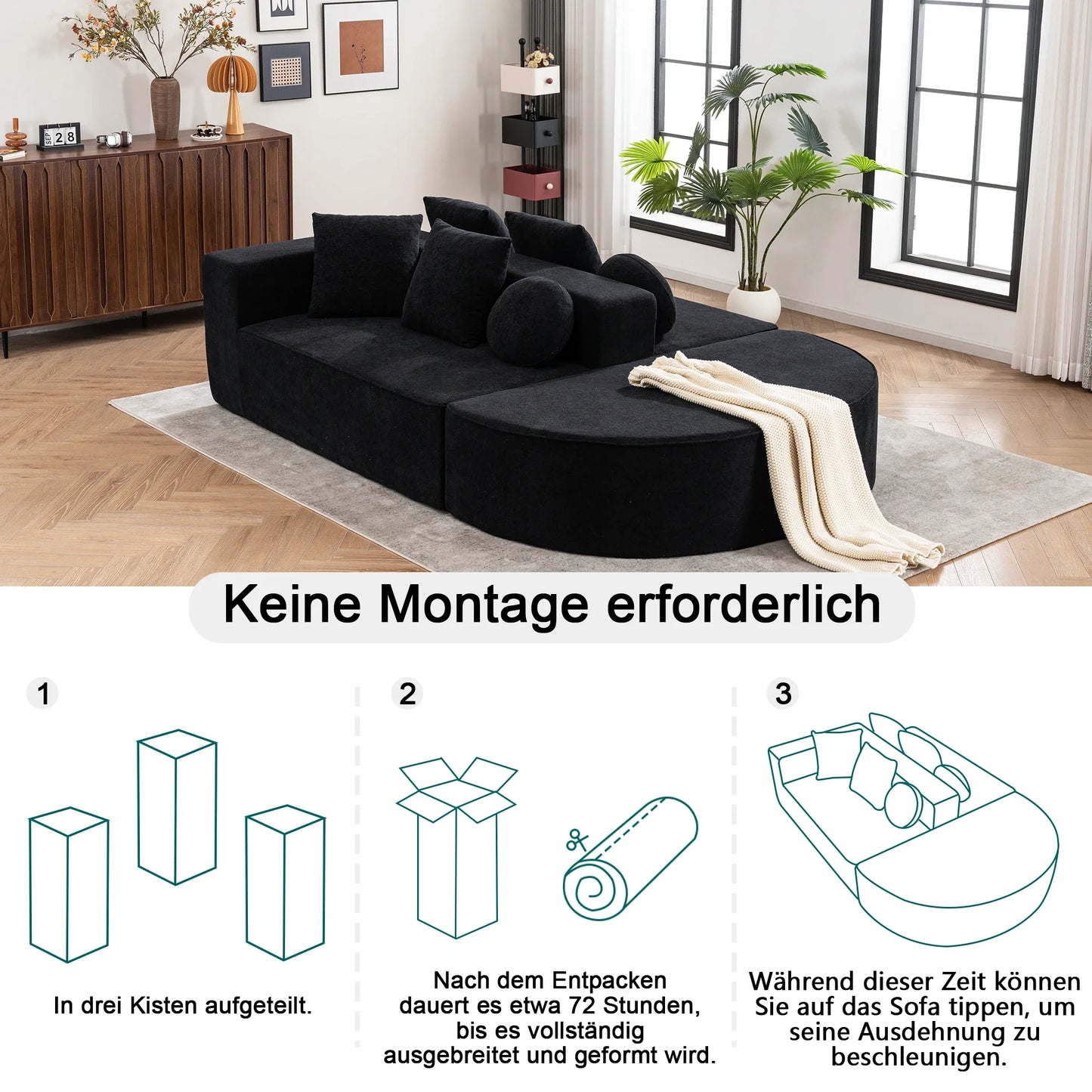 Luxe slaapbank om heerlijk te relaxen