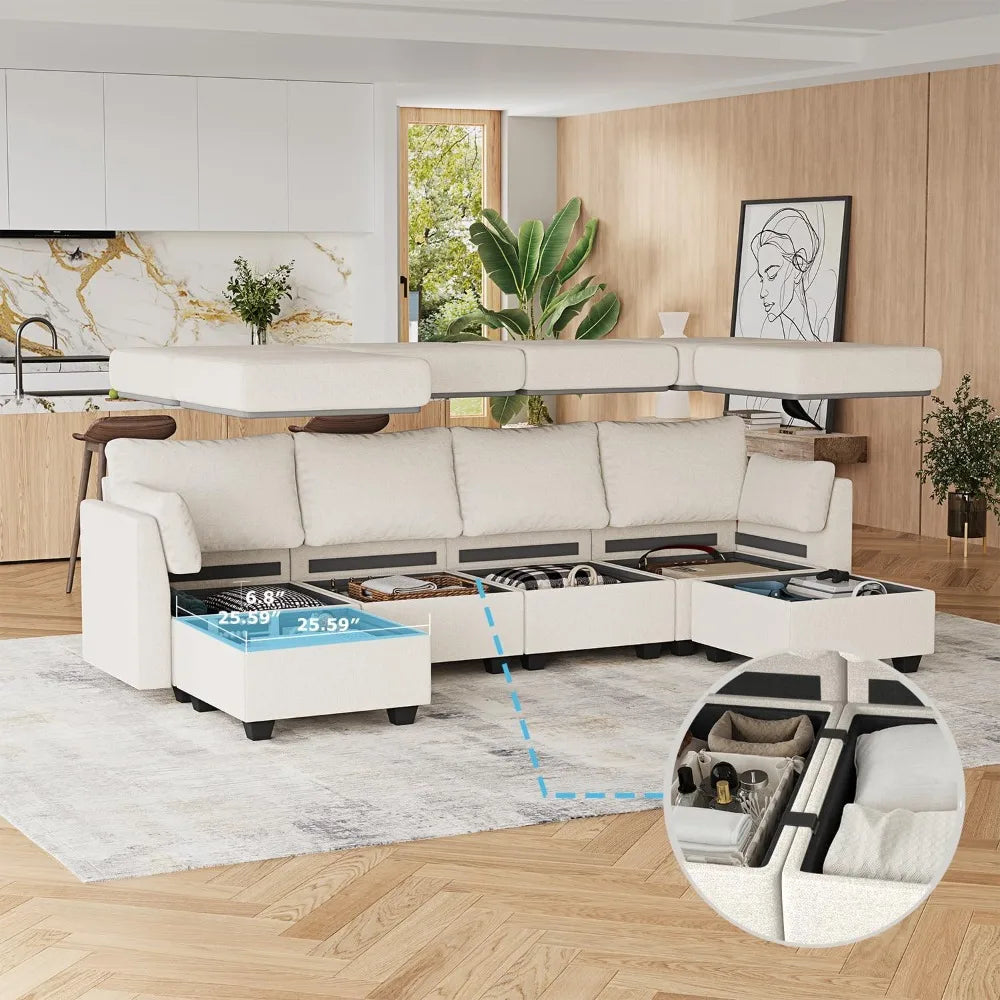 Modulaire loungebank om heerlijk te relaxen