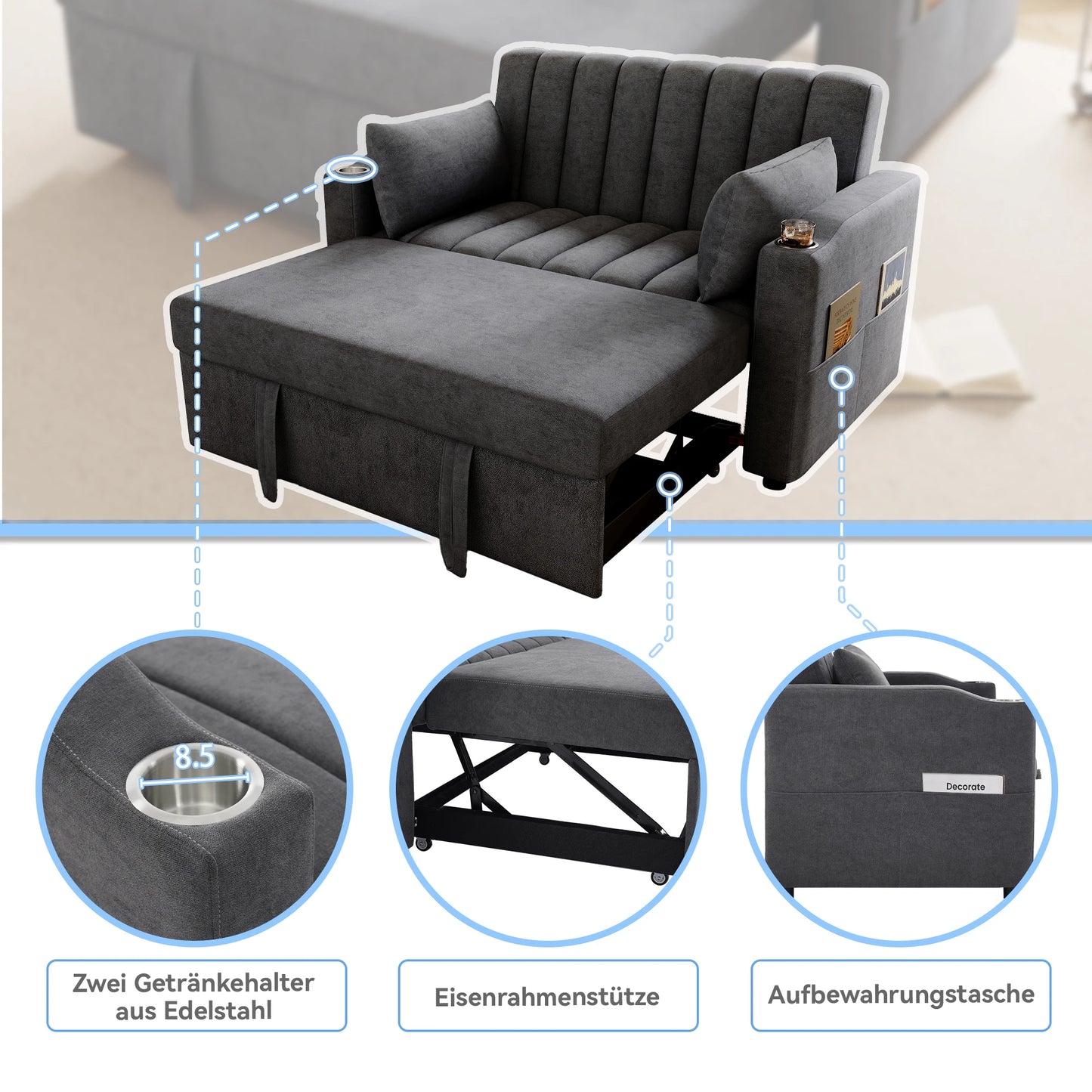 Comfortabele bank voor dagelijks gebruik