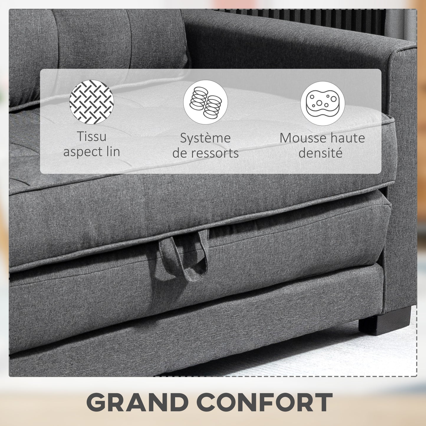 Luxe slaapbank met comfort